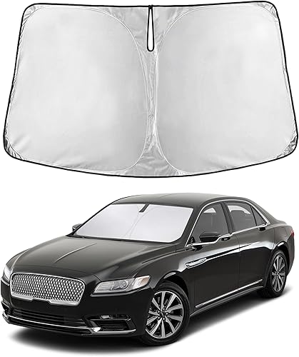 Miniatura 59 de EcoNour Parasol para parabrisas Rivian R1S / R1T 2022-2024 2025 2026, visera solar para parabrisas delantero y ventana, bloqueador de calor UV