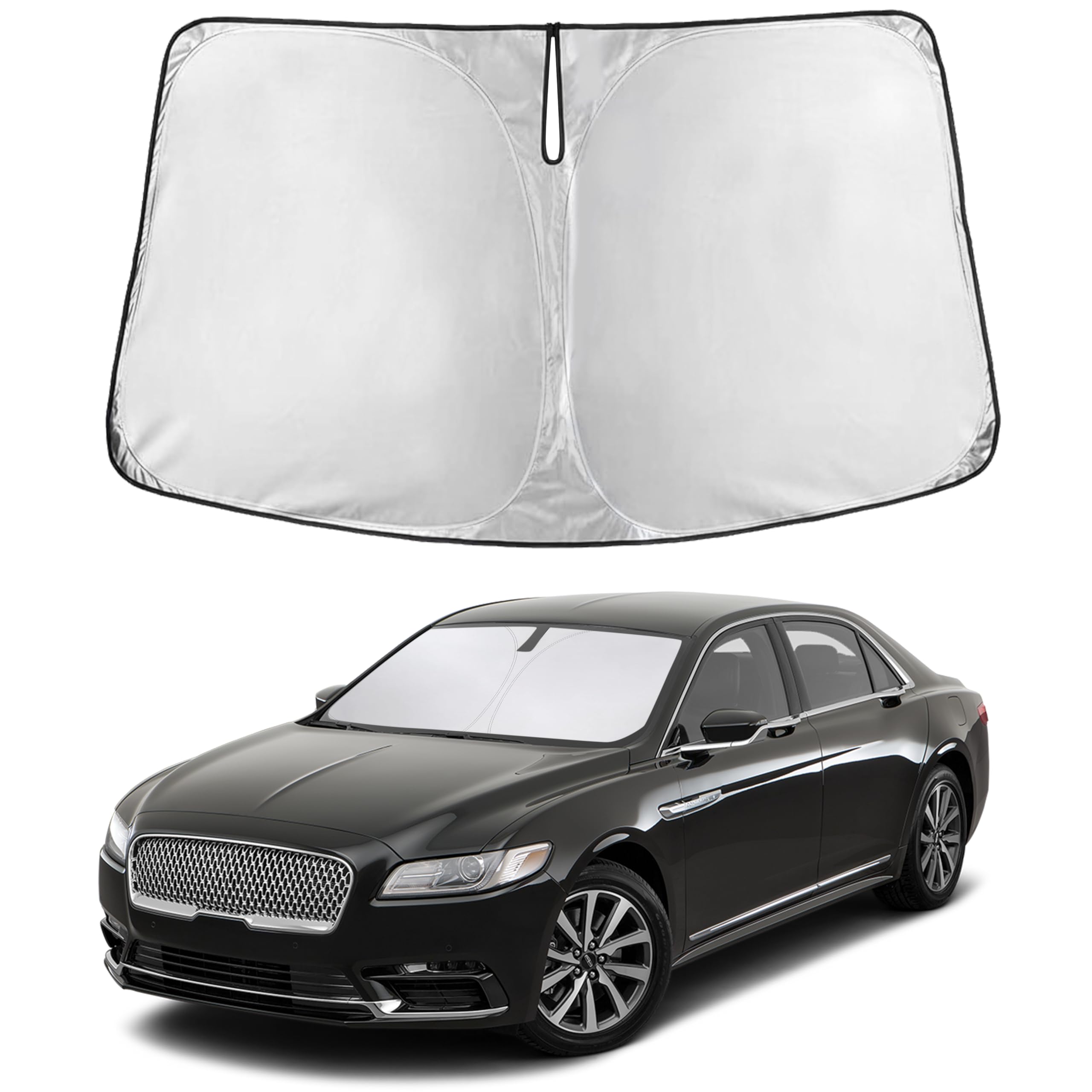 EcoNour Windshield Sunshade Compatible for Lincoln Continental 2017-2020