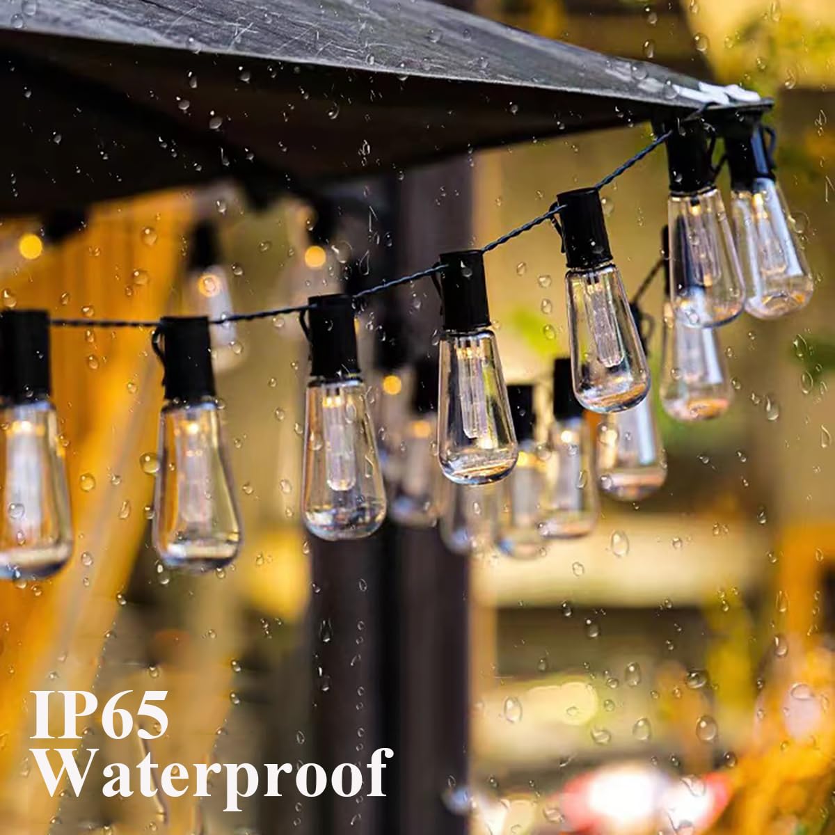 SUAVER Solar Bulb String Light, Solar Festoon Lights Outdoor LED  Shatterproof Bulbs,Waterproof Outdoor Lights Hanging Garden Decor Light for  Gazebo Patio Party Wedding Decor (3m 10bulbs) – BigaMart, image size:1200x1200