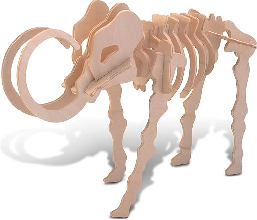 Balsa Wood 3D Puzzle Mammoth 