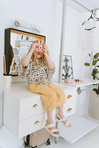 Miniatura 9 de Stargallery - 6 pomos con forma de dibujos animados lindos para muebles, pomos de goma suave para gabinete, cajón, aparador, armarios, organizador,