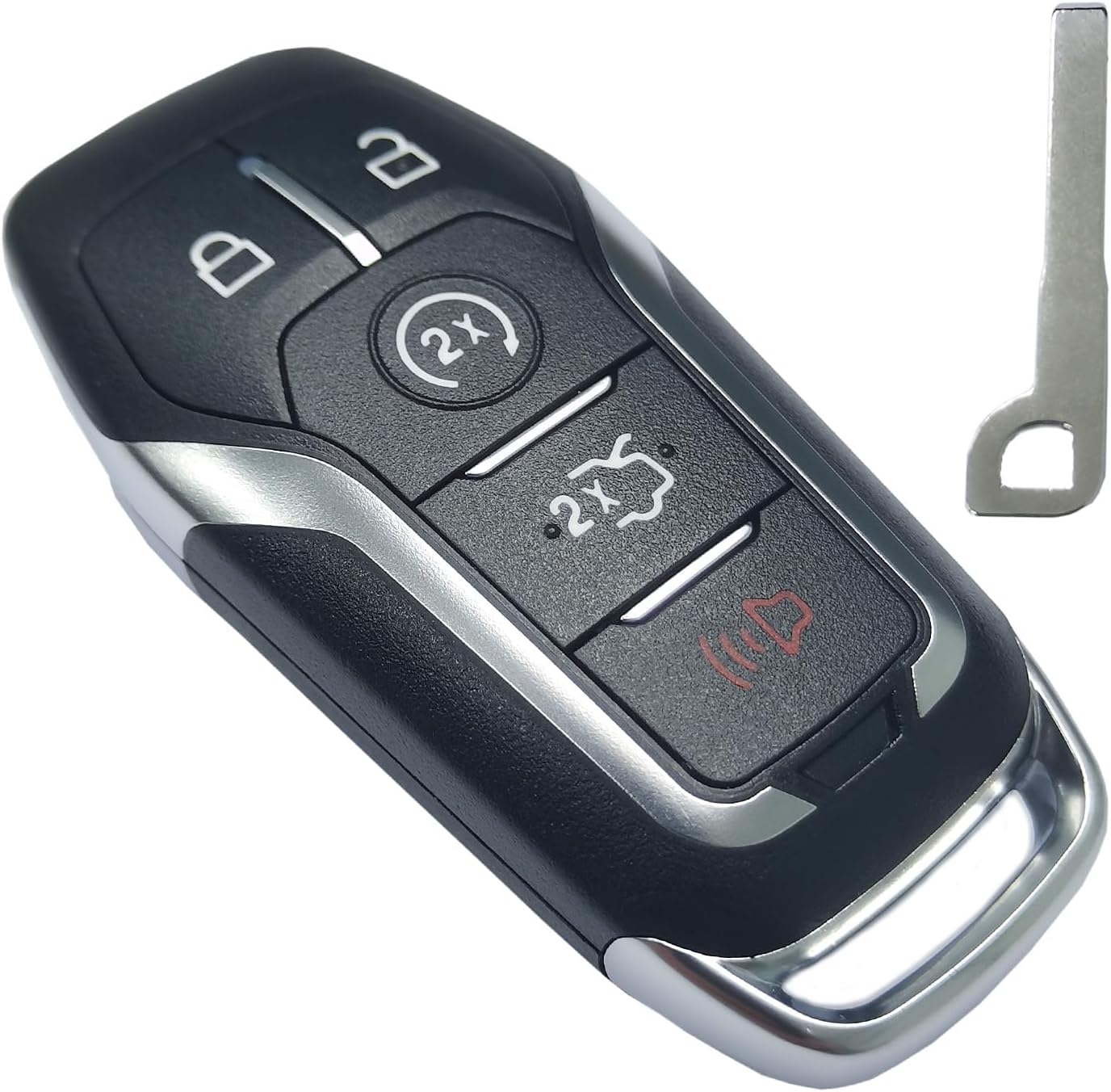 Smart Key Fob Replacement Fit for Ford Edge Mustang 2015-2017 Explorer 2016-2017 Fusion 2013-2016 Lincoln MKZ 2013-2016 MKC 2014-2016 MKX-2016-2019 Car Keyless Entry Remote Frequency:902Mhz