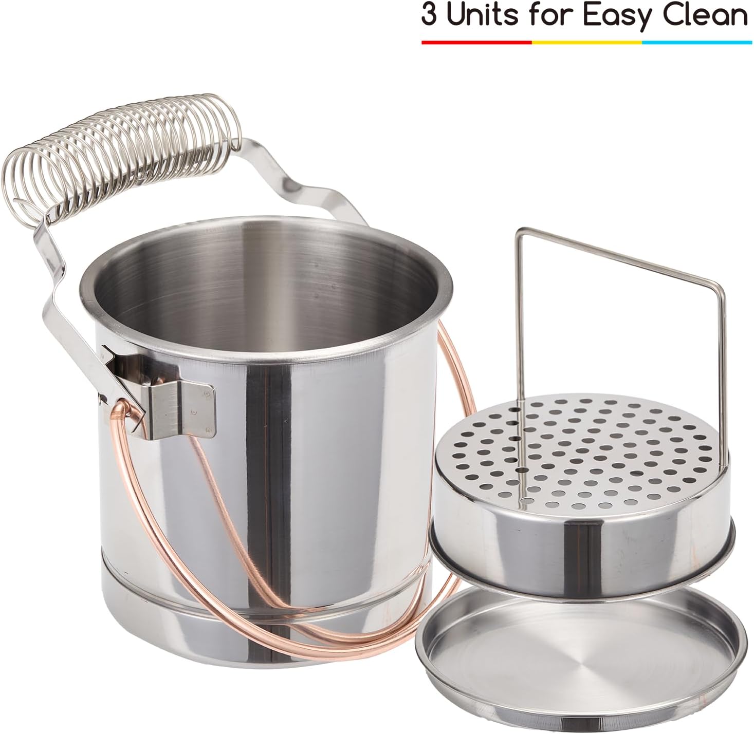 MEEDEN Portable Paint Brush Washer: Stainless Steel Artist Brush Cleaner with Extra Large Capacity - Paint Brush Holder for Oil & Acrylic Painting