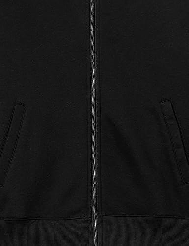 Miniatura 9 de Tienda Essentials - Sudadera con cremallera completa y cuello alto falso para hombre