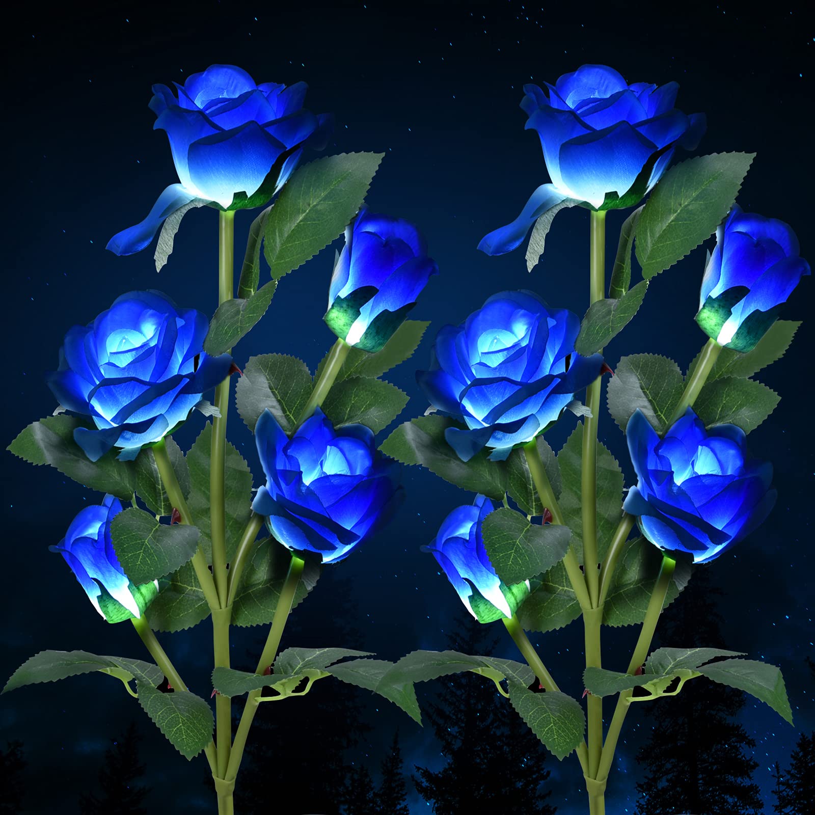 Buy Bawoo Solar Lights Outdoor Garden, Solar Garden Lights,Waterproof Solar Powered Ornaments