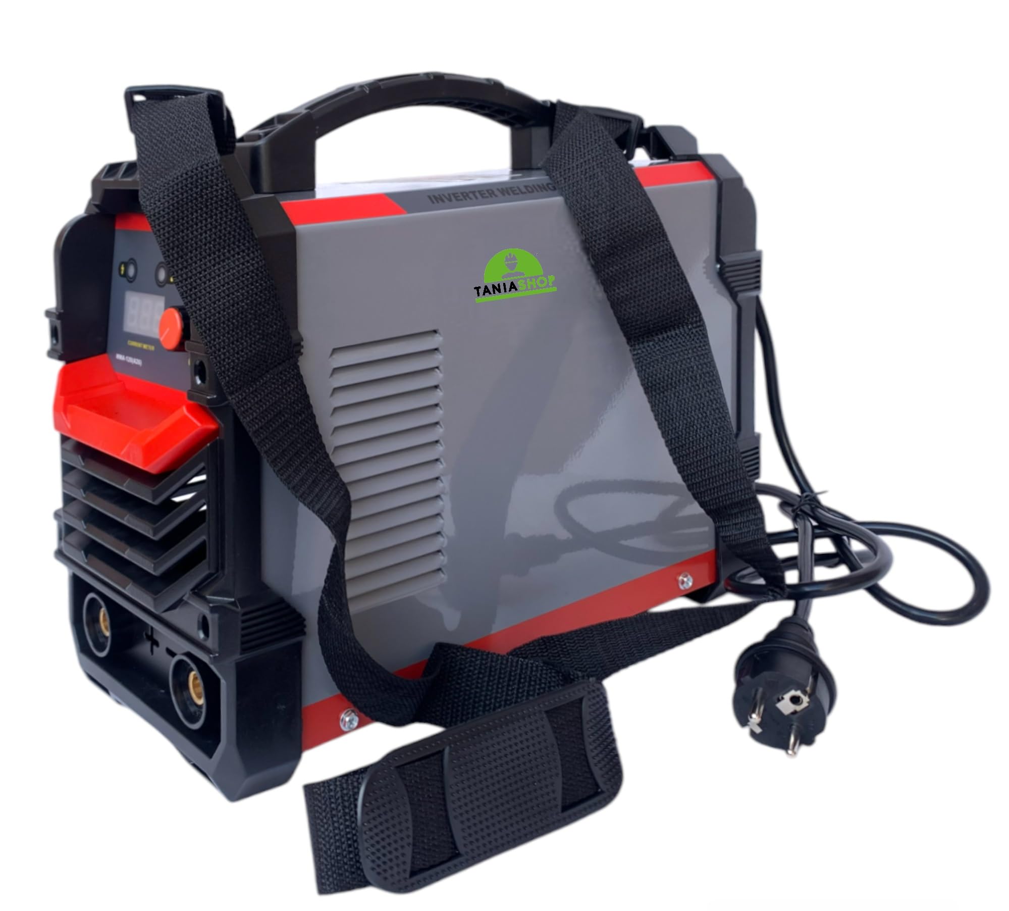 Saldatrice inverter ad Elettrodo 500 Ampere Con Ventilazione Saldatura ad Arco Display LCD Digitale Saldatrice Elettrica Portatile con Cavi e Maschera per Fabbro