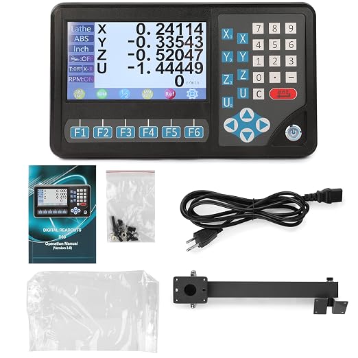 Ditron 4 Axis DRO RPM Digital Readout Display LCD miniatura 2