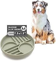 Vista 34 de Should We Go? Alimentador lento para perros y gatos, el tazón Slowdown de silicona, solución para comer lentamente con diseño moderno de alfombrilla