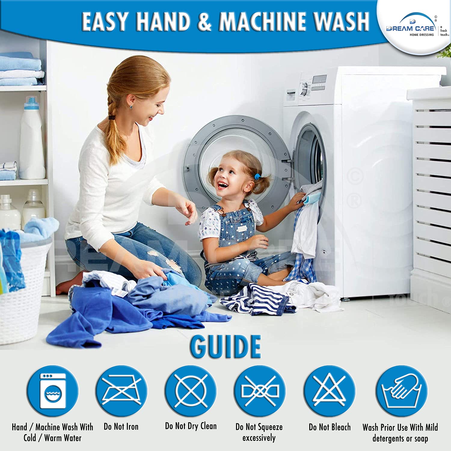 DREAM CARE Waterproof & Washable Instadry Extra Absorbent Baby Dry Sheet & Bed Protector/Crib Sheet - Size Small 20x28 Inches/ 50X70 Cms-Rust 3