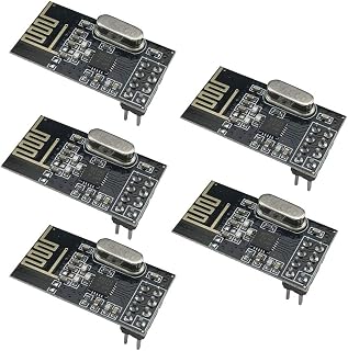 5個セット NRF24L01 2.4GHz モジュール MiniパワーエンハンスドバージョンSMDレシーバートランシーバー Arduinoと互換性