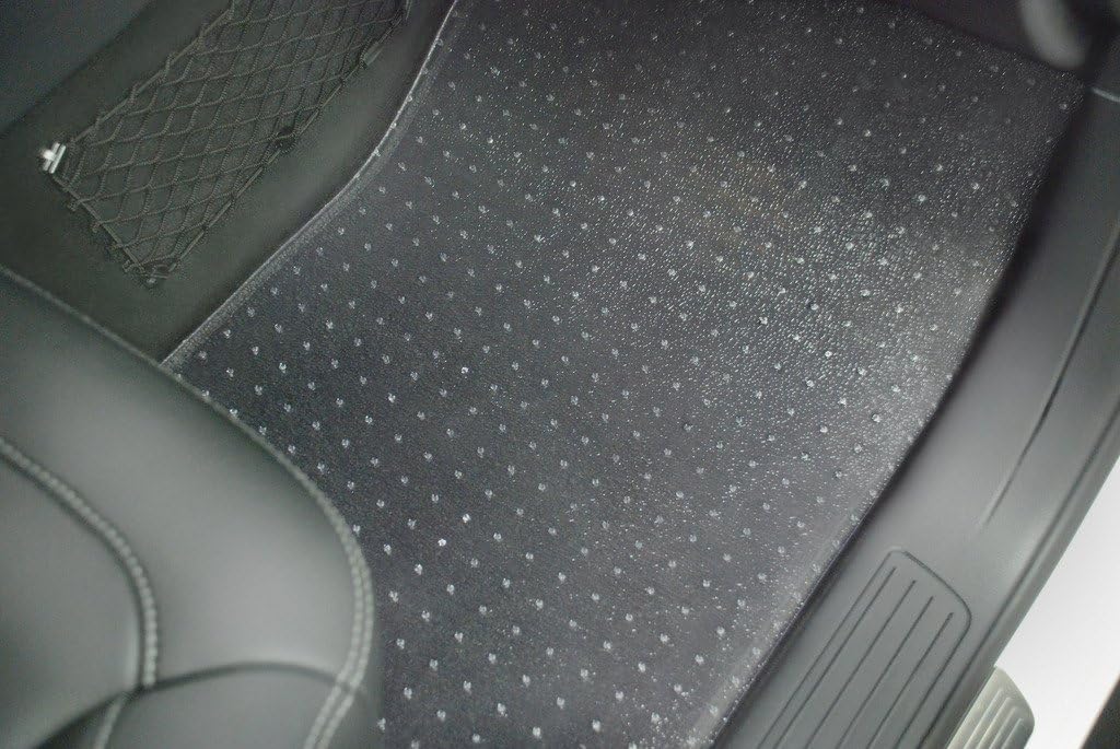 PUREMATS Floor Mats Accessories Set (Front Row + 2nd Row) Compatible with MercedesBenz S65 AMG All Weather Heavy Duty (Made in USA) Crystal Clear 2014 2015 2016 2017 2018 2019 2020