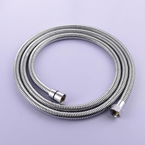 Miniatura 2 de CIENCIA Manguera de ducha RV de 4.9 ft de acero inoxidable flexible de repuesto con accesorios de latón, FHA018