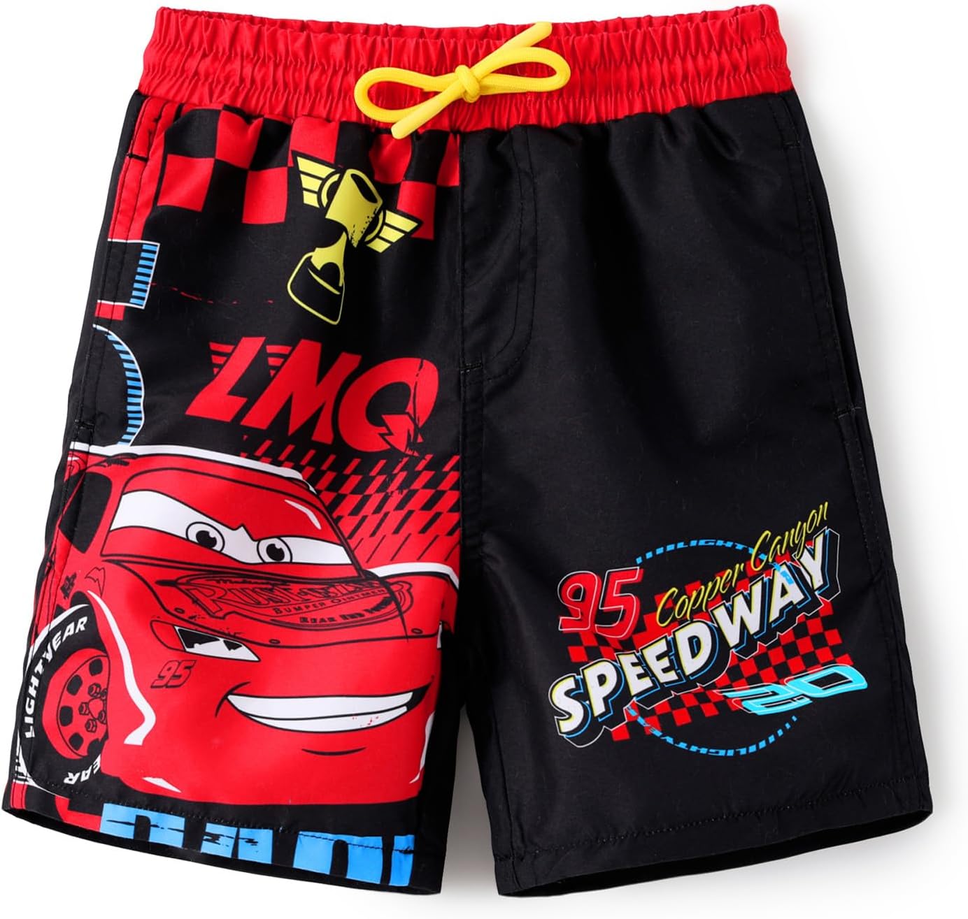 Disney Stitch Spiderman Cars Winnie Toy Story Boy Swim Trunks UPF 50+Swim Shorts Compression Liner & Quick-Dry &Pockets 2-13Y