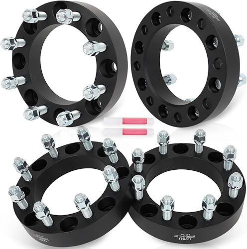 Miniatura 9 de AINTIER Adaptadores espaciadores de rueda de 1.5 pulgadas, 8 x 170 a 8 x 6.5 pulgadas, 8 lengüetas, 14 x 1.5, 5.118 in, compatible con F-350 Super