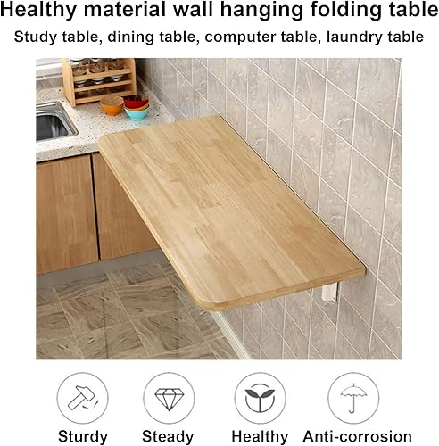 Miniatura 2 de HADIIH Mesa plegable de lavandería mesa plegable de hojas caídas escritorio de computadora soporte de estante plegable resistente para cocina