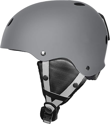 Miniatura 8 de Triple Eight Halo Snow - Casco estándar de snowboard y esquí, certificado de seguridad con ajuste de esfera
