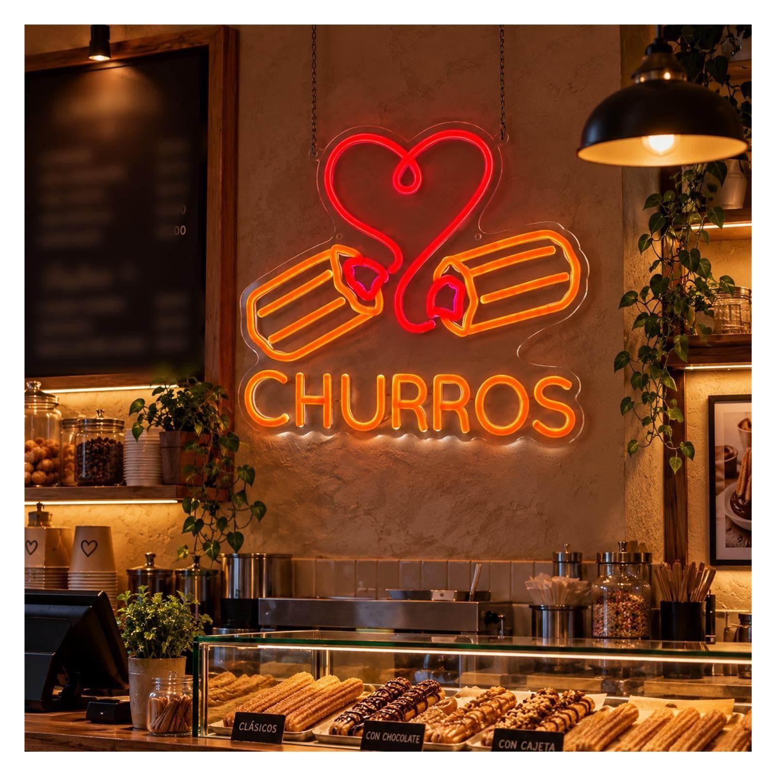 Insegna al Neon Insegna Al Neon Churros