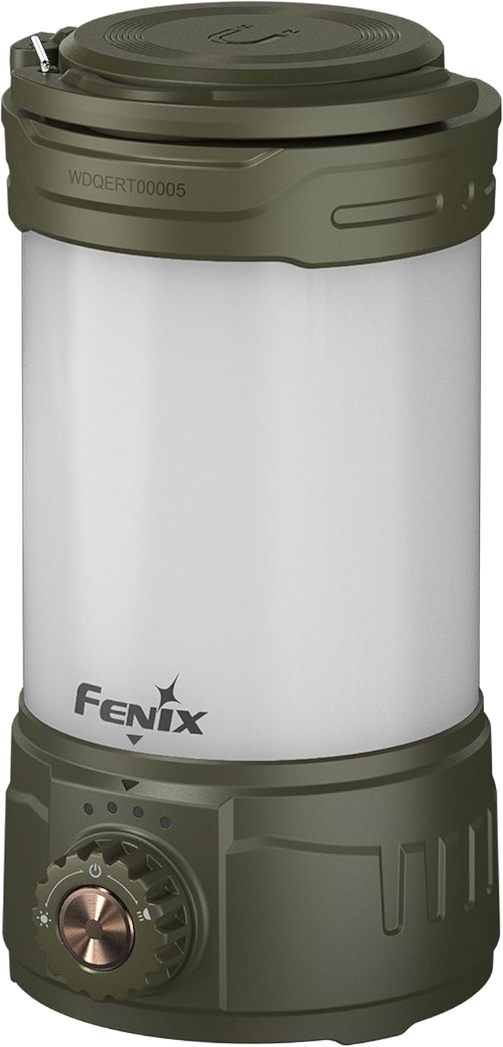 FENIX Lantern, Olive Drab, 9 Modes, 650 Max Lumens, 408 Max Runtime HR (CL26R-PRO-OLIVE-DRAB)