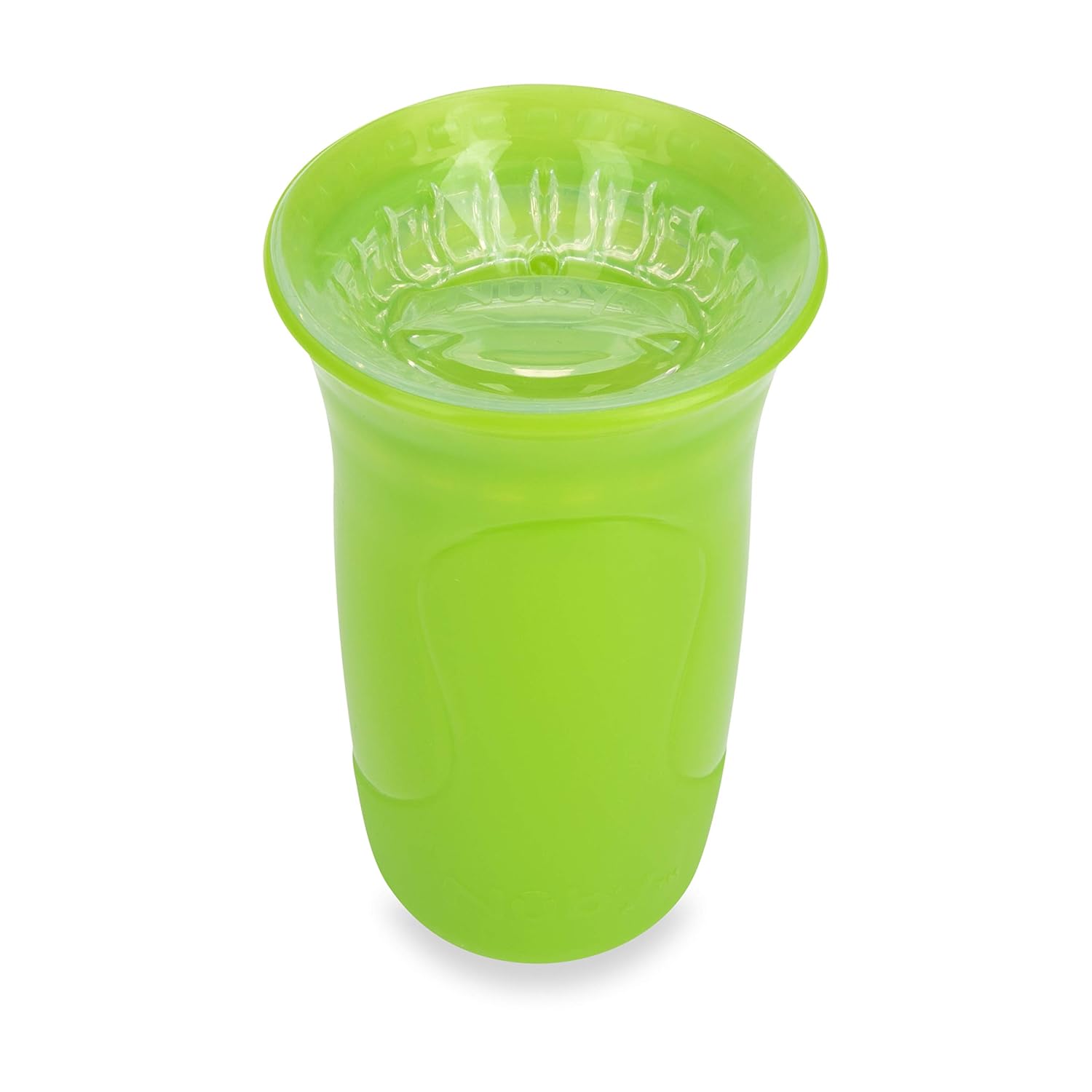 Nuby 3-Piece No-Spill Sippy Cup with 360 Smart Edge Silicone Rim - (3-Pack) 10 oz - Multicolor
