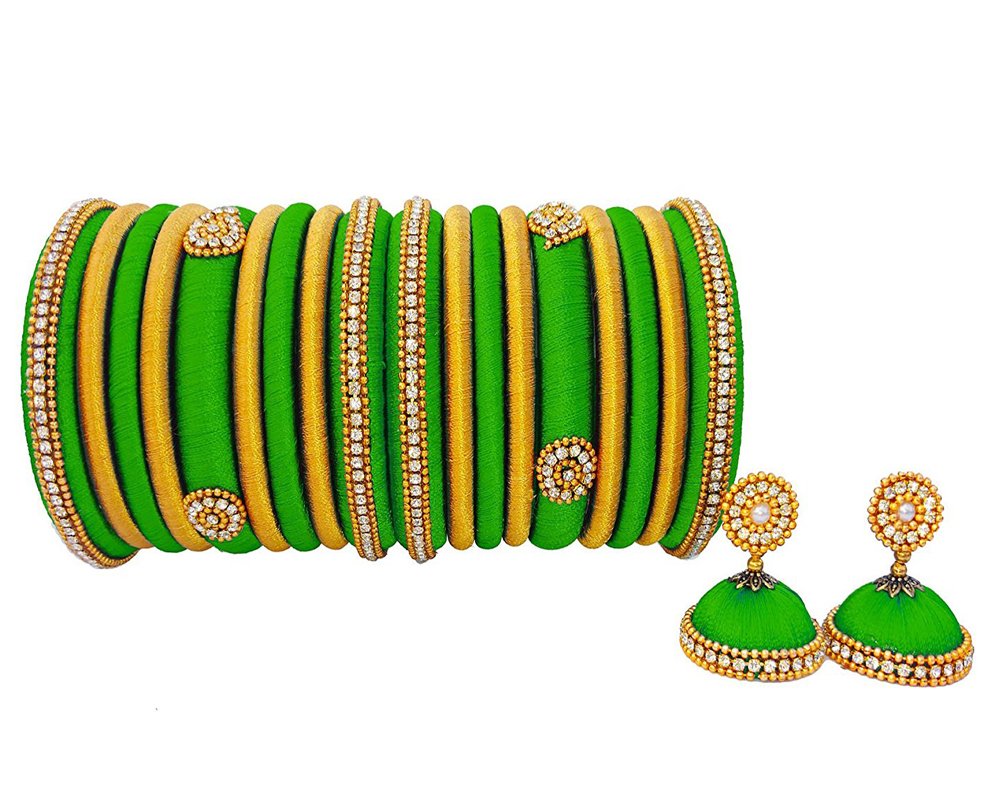 Elegant Silk Bangle for Perfect Dress Match
