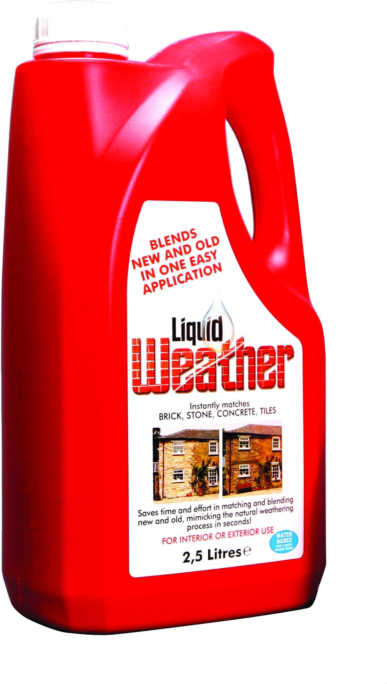 2.5l Bottle | The Original Aging Solution | Aging and Matching Brick, Tile, Render, Stone and Other Masonry