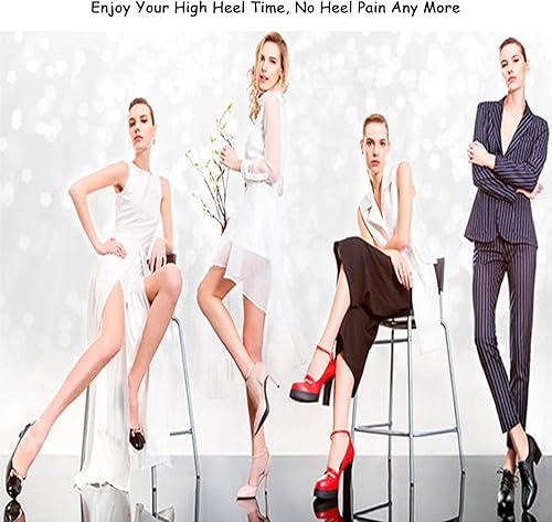 Miniatura 7 de Empuñaduras de talón, forros de talón de gel para mujeres y hombres, almohadillas de talón con inserciones de cojín, agarre deslizante para zapatos