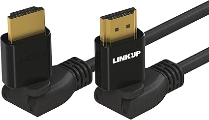 [LINKUP] 360度 回転式 HDMI 2.0 4K ケーブル  約1.8メートル（6フィート）  コネクタ 変換器 アダプター コード -  28 AWG - 18GB/s  Xbox PS4 PC Apple Samsung TV 対応