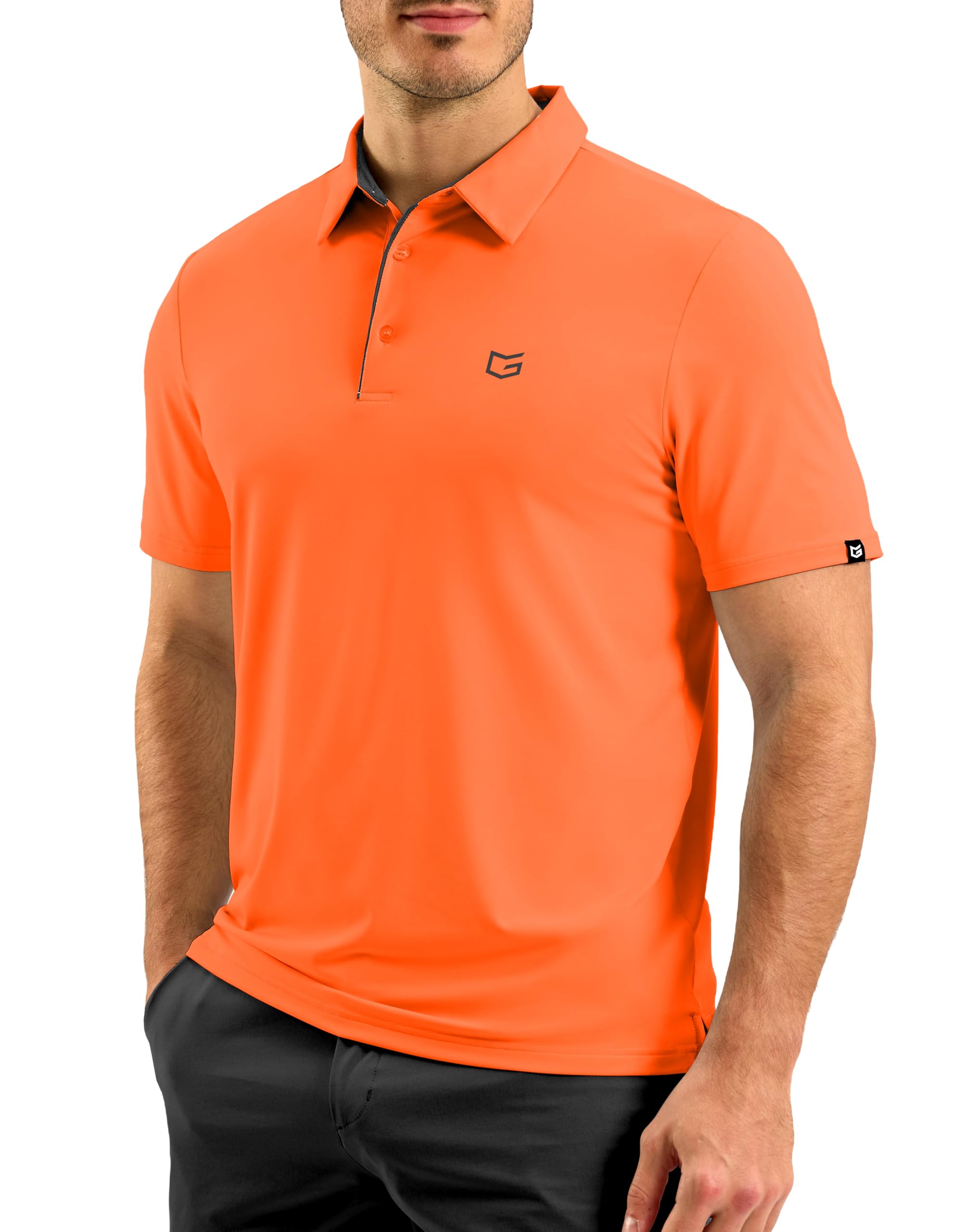 G Gradual Mens Golf Shirt Dry Fit Short Sleeve Polos Moisture Wicking Performance Polo Shirts for Men Athletic Tennis Casual — view 14