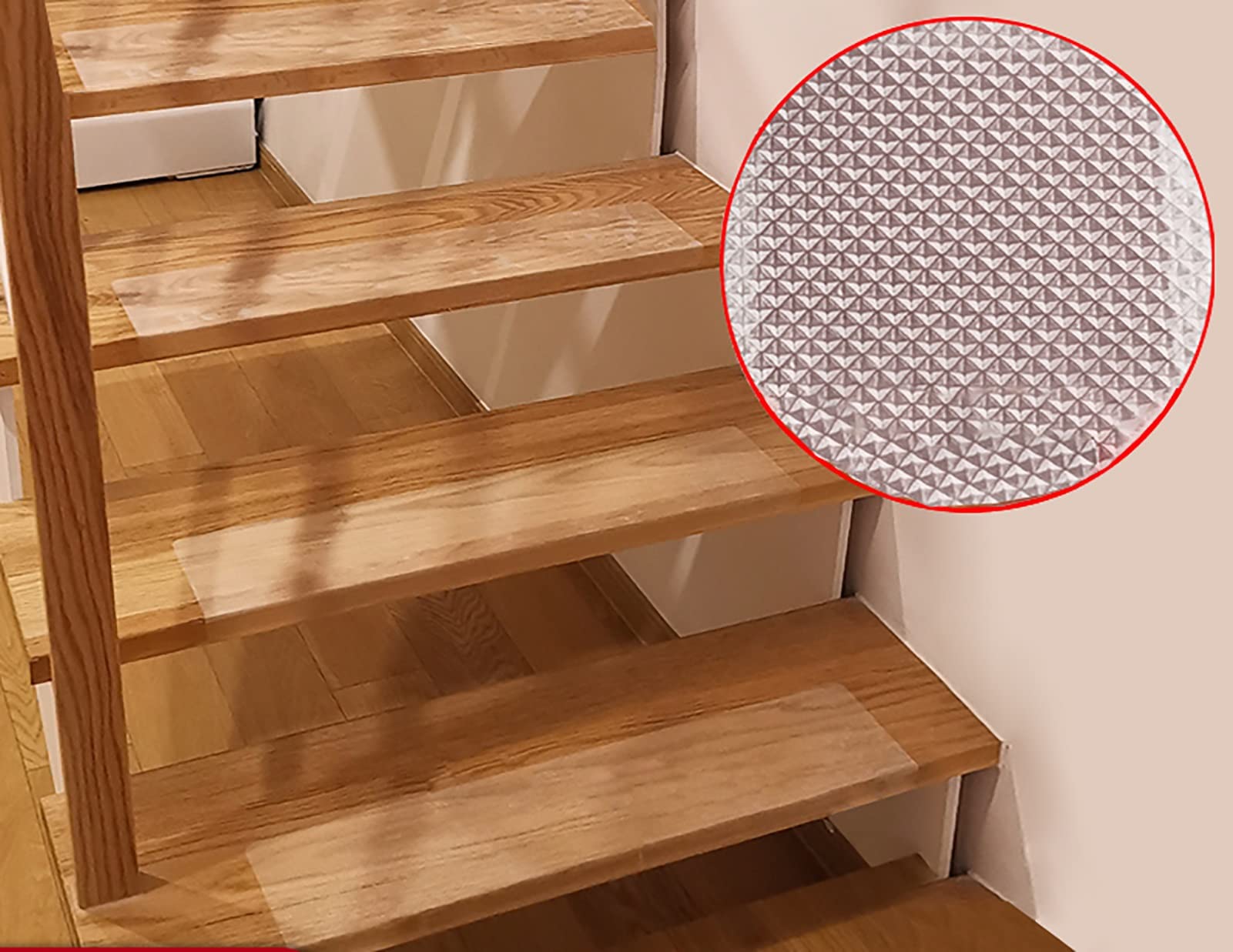 Peldaños antideslizantes tiras autoadhesivas para peldaños interiores protección de alfombra impermeable 15 piezas ancho 15 cm x largo 100 cm