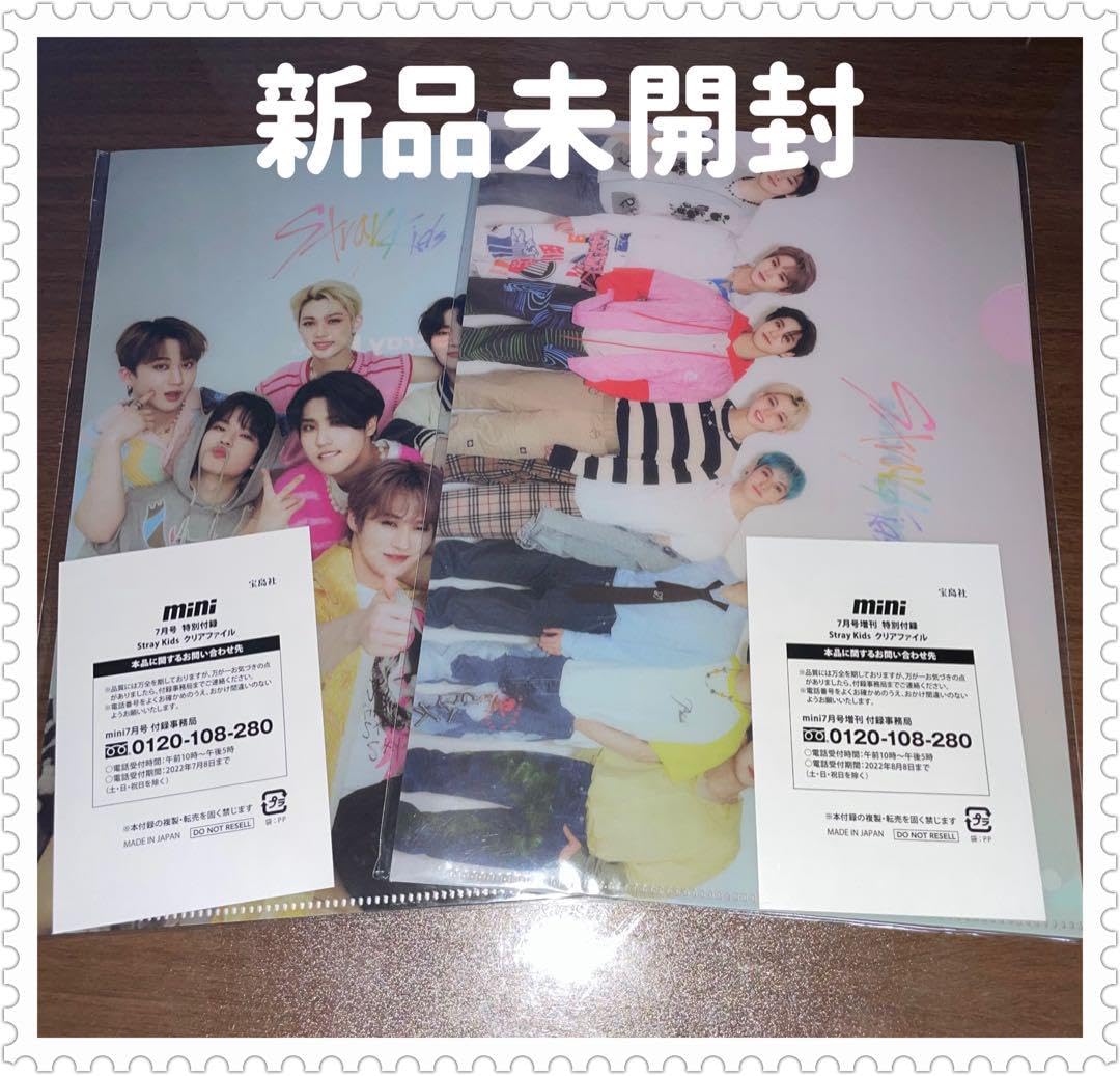 Amazon.co.jp: straykids スキズ クリアファイル mini 7月号