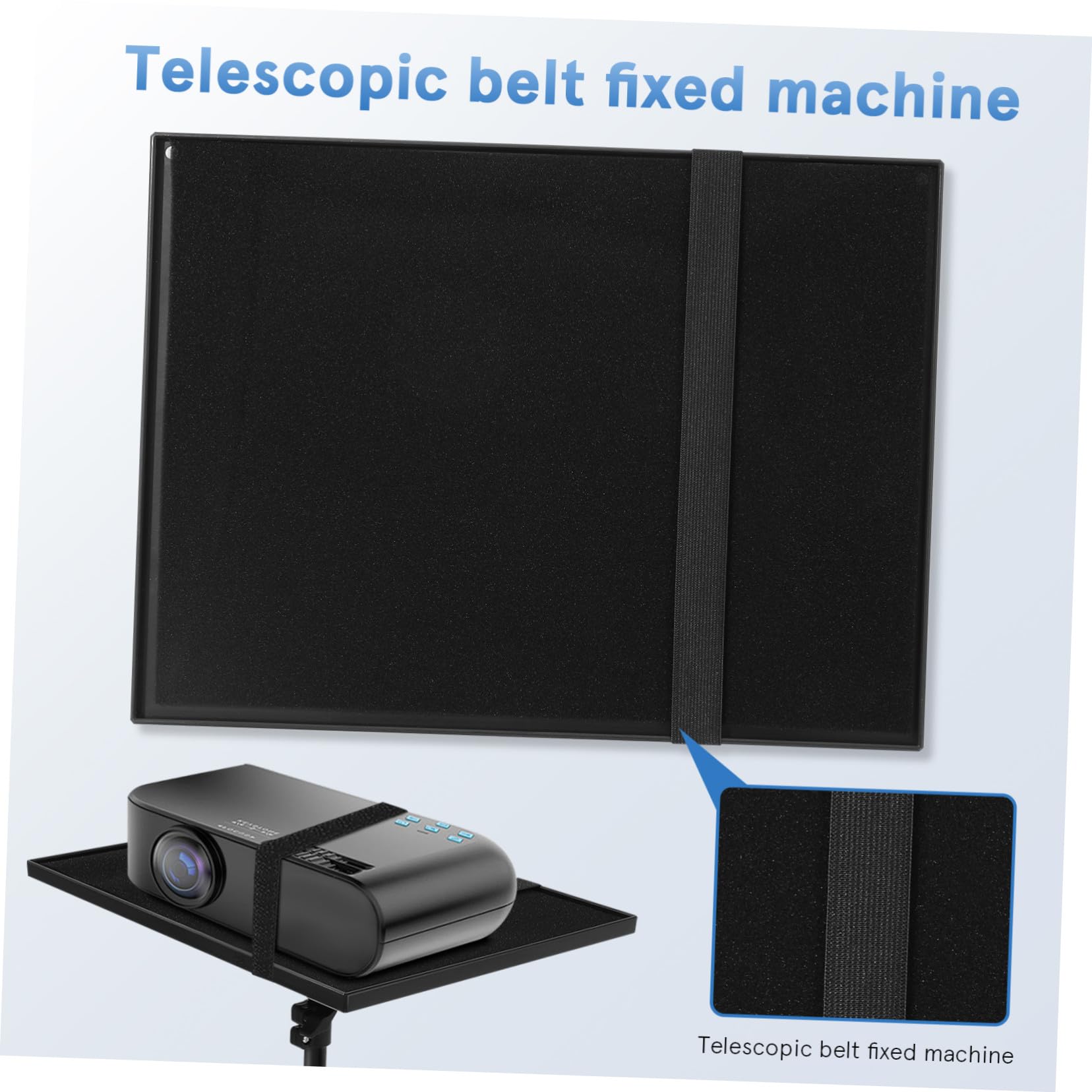 Veemoon Treppiede Supporto Proiettore Regolabile Base Piatta Stabile Compatibile Vari Dispositivi Laptop Tablet Audio Posizionamento Senza Oscillazioni Metallo Resistente Altezza