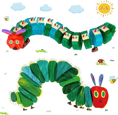 Miniatura 4 de QLT The Very Hungry Little Caterpillar - Juego de construcción compatible con Lego Ideas, creativo juego de construcción de insectos de 632 piezas,