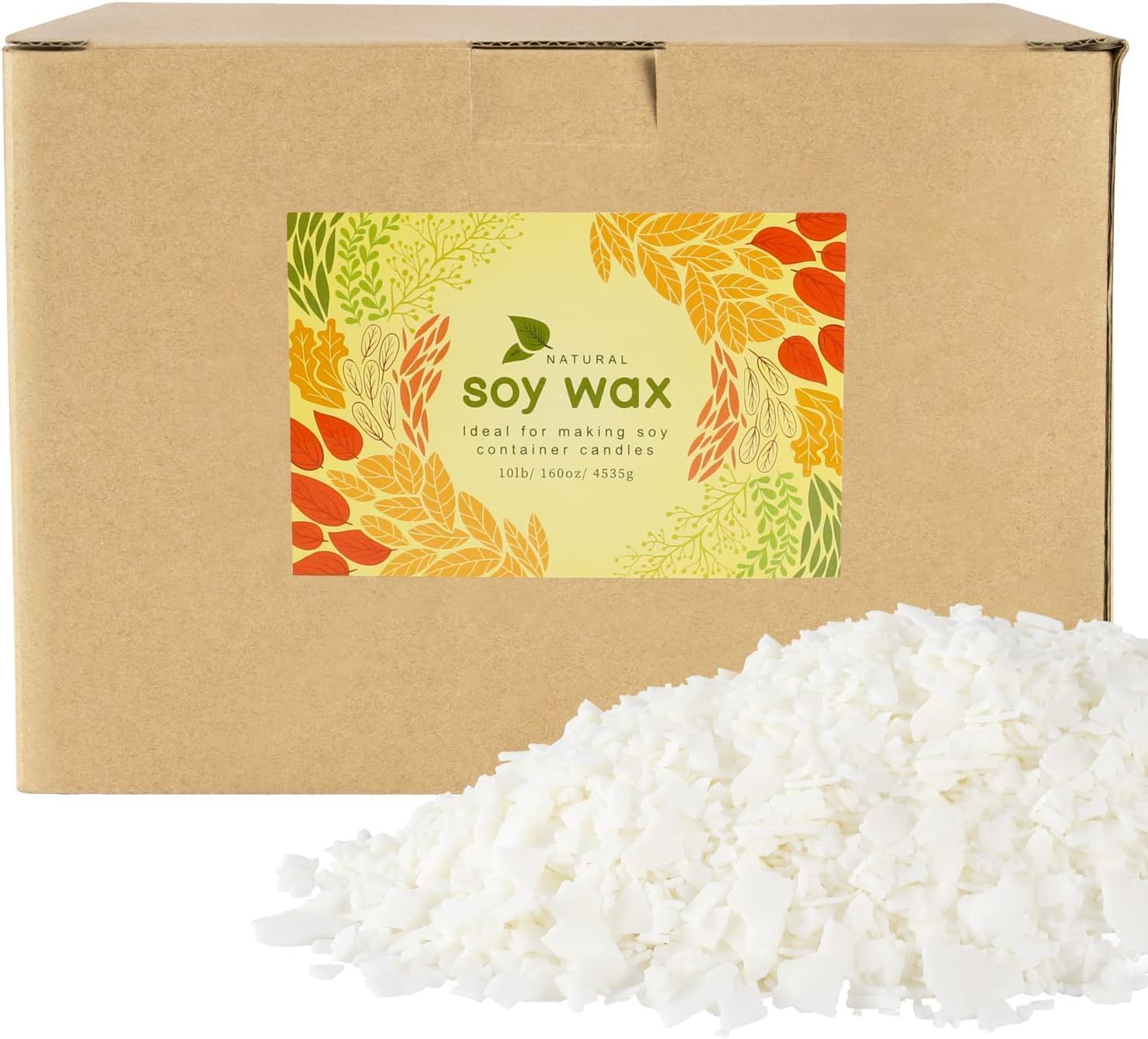 Natural Soy Wax Candle Making Wax Supplies 15 LB Soy