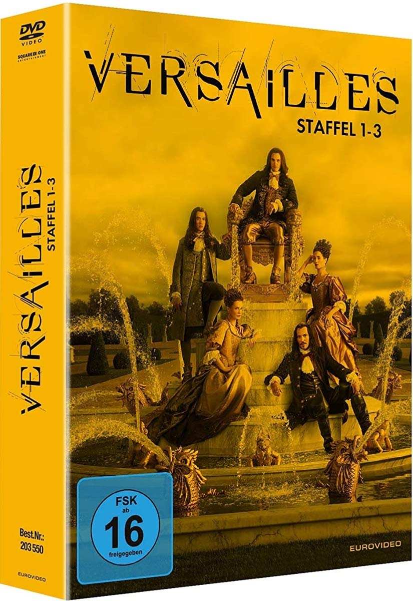 Versailles de la temporada 1 a la 3 en DVD para coleccionistas de series