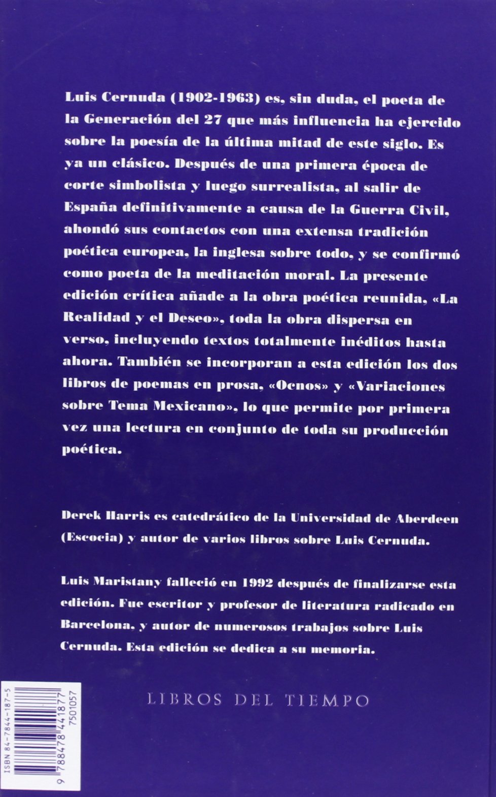 Poesía completa: Obra completa. Volumen I: 57 (Libros del Tiempo)