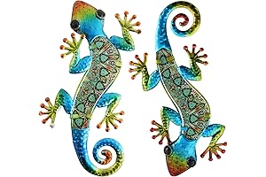 Gecko Wall Decor, Metal Art Symphony