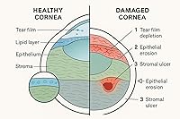 Vista 5 de Parches de ojos herbales libres de medicamentos: alivia los ojos secos, el enrojecimiento y la fatiga ocular digital, fórmula de acupresión