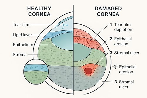 Miniatura 6 de Wise Quest - Parches para ojos herbales libres de medicamentos alivia los ojos secos, el enrojecimiento y la fatiga ocular digital, fórmula de