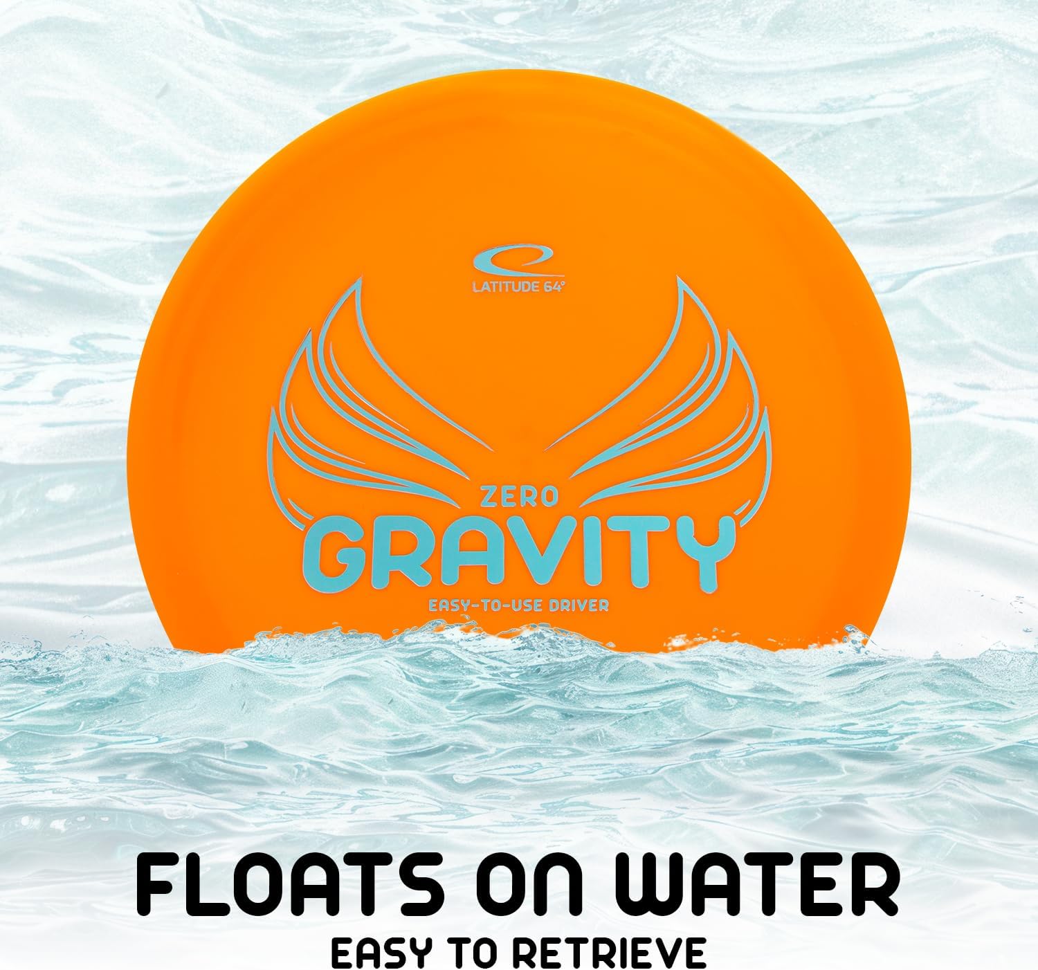 Latitude 64 Gravity Beginner Disc Golf Set | 4 Piece Disc Golf Discs Set | Pure, Fuse, Explorer, Saint | Lightweight, Floating Plastic for Longer Flights | 120-130g (Colors May Vary)