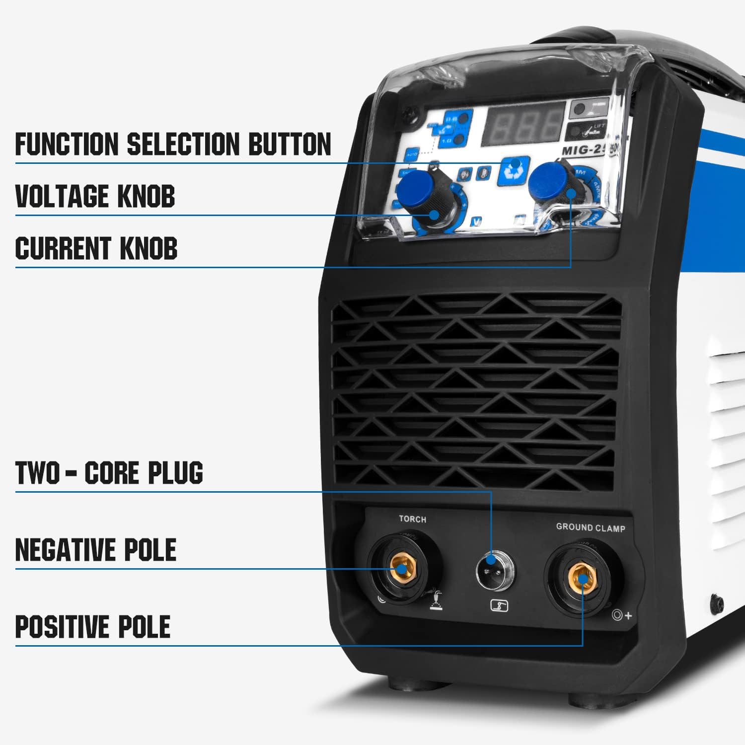 Buy ANDELI MIG Welder 120Apm, MIG Welder Flux MIG/Lift Tig/Stick 3in1