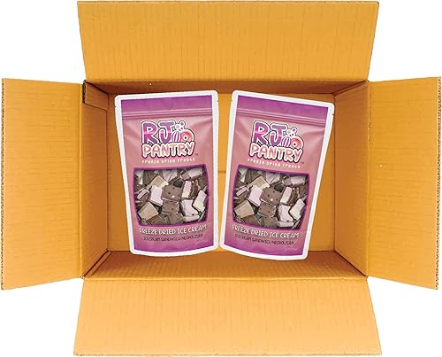 Miniatura 7 de Bocaditos de sándwich de helado liofilizado (Neopolitan, paquete de 2)