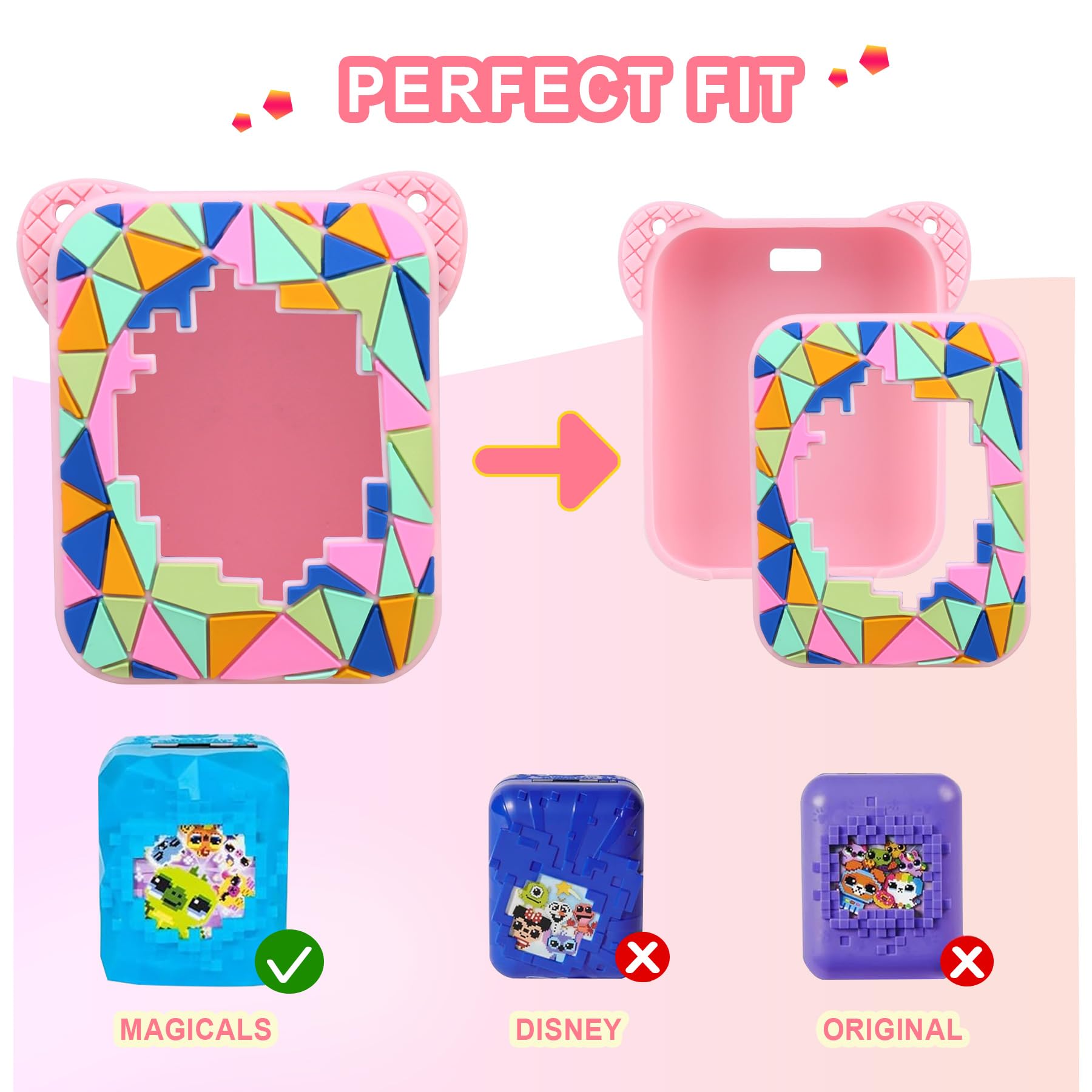 Supmay Silicone Cover Case for Bitzee Magicals Interactive Toy with 20 Characters Inside - Image 2