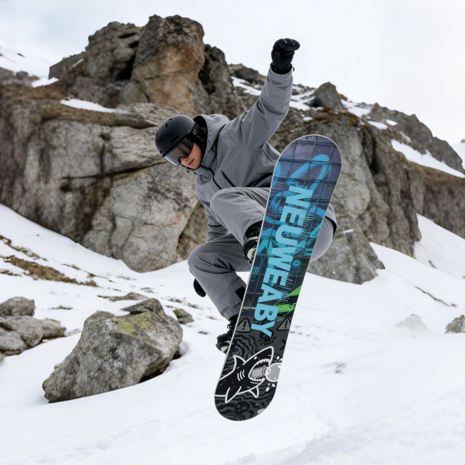 Tabla de Snowboard All Mountain para Mujer NEUWEABY - Estampado de Cielo Estrellado - Camber direccional Twin CAM-out para Snowboarders Principiantes y avanzados