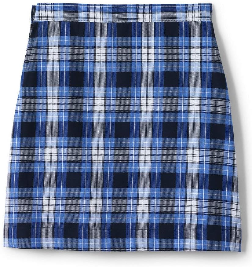 Lands' End School Uniform Girls Solid A-line Skirt Below the Knee