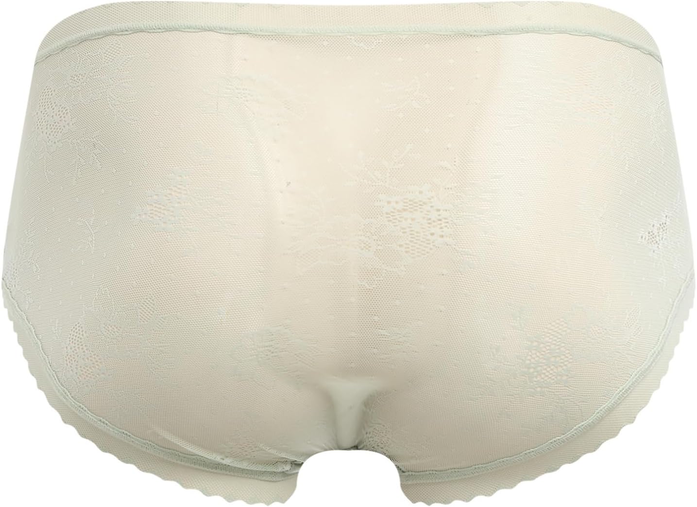 Agoky Adult Sissy Lingerie for Men Bulge Pouch Bikini Briefs Panties See Through Cute Sheer Underwear
