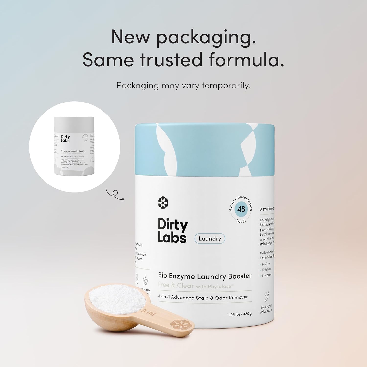 Dirty Labs | Scent Free | Bio Enzyme Laundry Booster | 2-Pack = 96 Loads | Hyper Concentrated | High Efficiency & Standard Machine Washer | Nontoxic, Biodegradable | Stain & Odor Removal Booster - Image 8