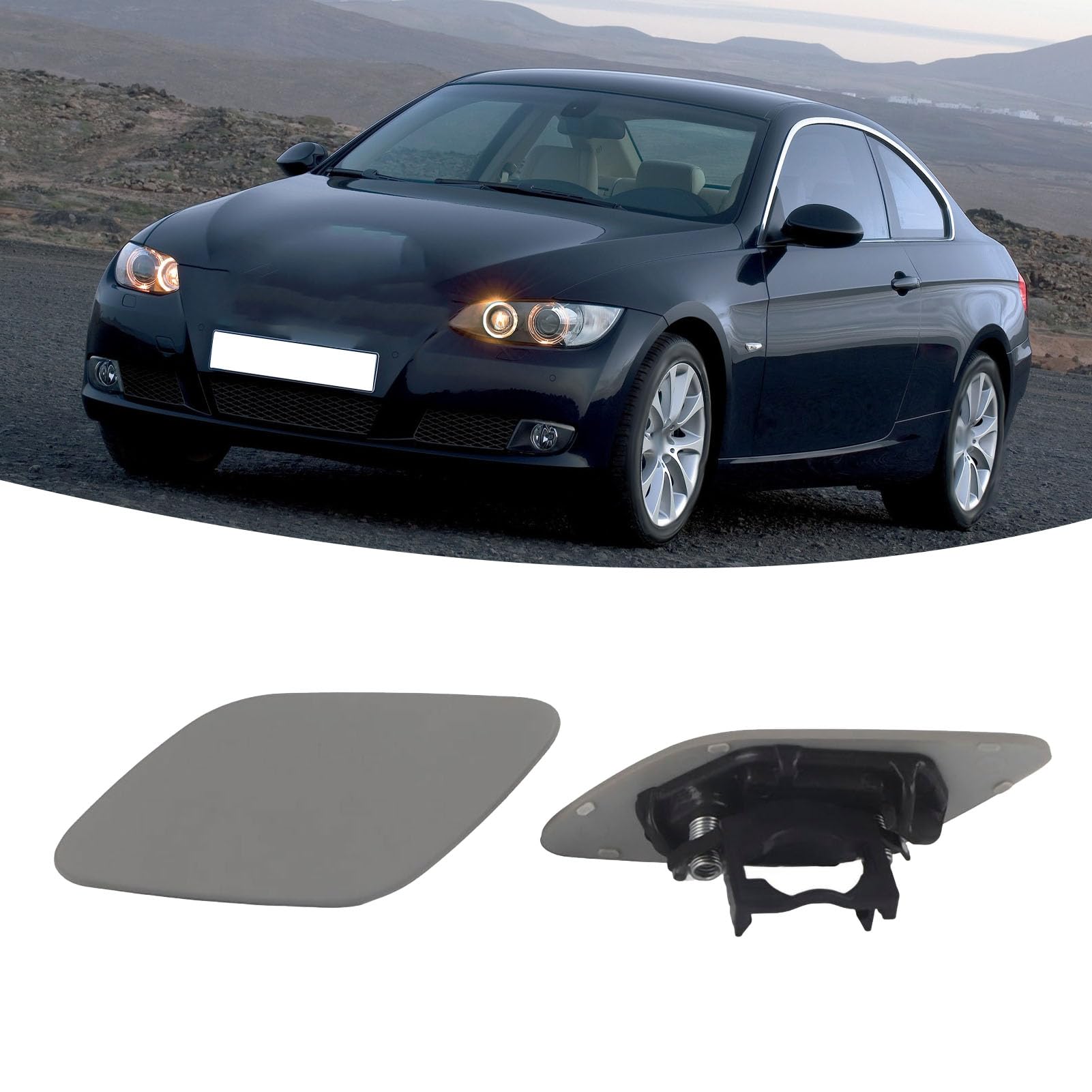 Couvercle De Lave-phare ARTOCT Pour BMW X5 E70 (2007-2013) - Noir