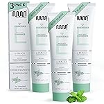 MasterMedi Nano Hydroxyapatite Whitening Toothpaste with Xylitol - Fluoride & SLS Free, Remineralizing Formula for Sensitive Teeth, Enamel Repair & Strength, Magic Mint, 4 oz (Pack of 3)