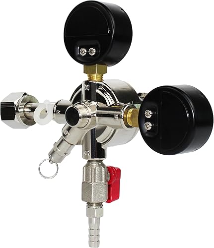 Miniatura 4 de HFS (R) Regulador comercial de CO2 - Válvula de cierre de doble calibre de Kegerator (2 productos)