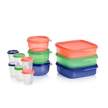 Amazon.com: Tupperware Lunch Bunch 24 Piece Food Storage
